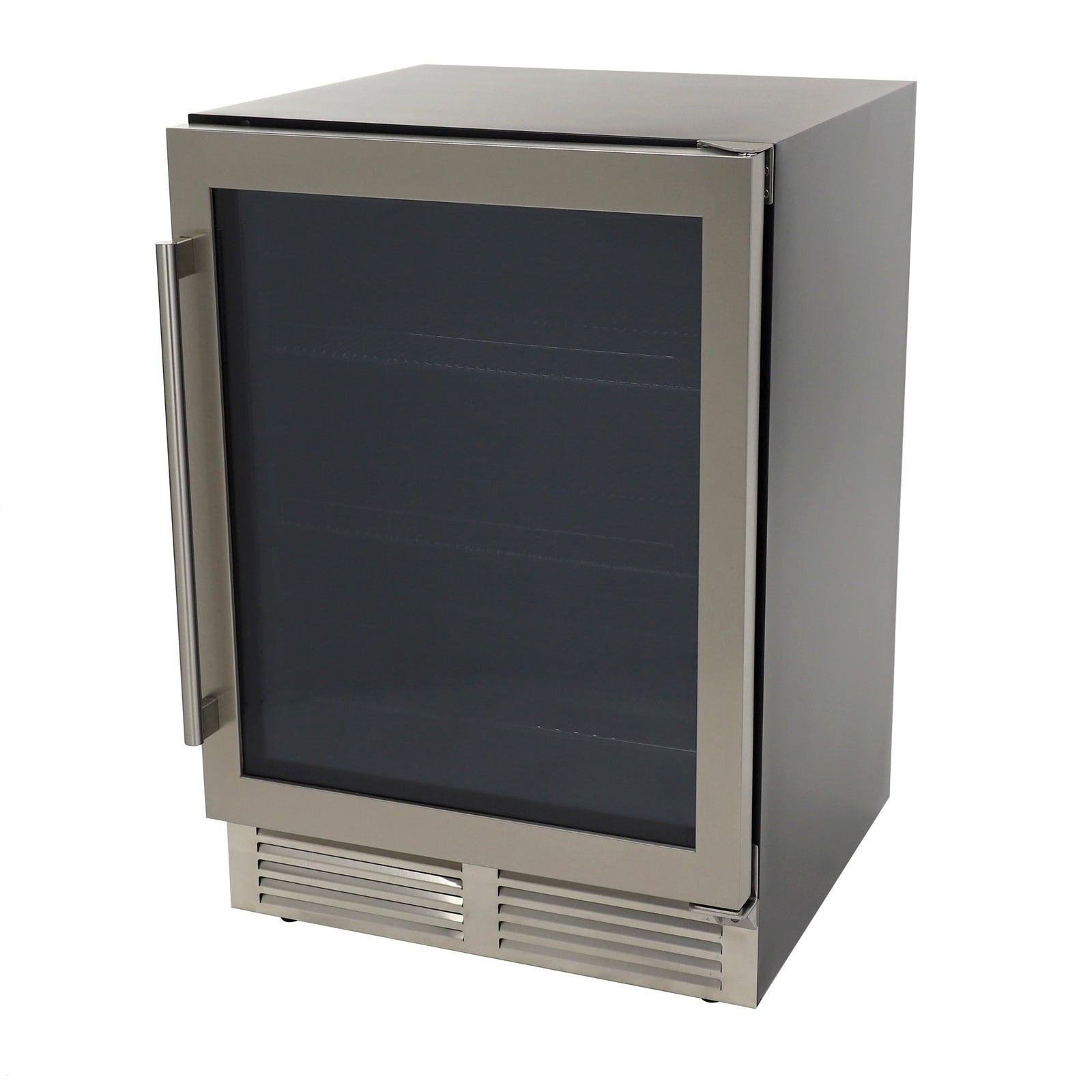 Avanti BCD50Z3S 126 Can Stainless Steel Beverage Cooler & Refrigerator - Perfect for Home Bars, Offices, and Entertaining Spaces