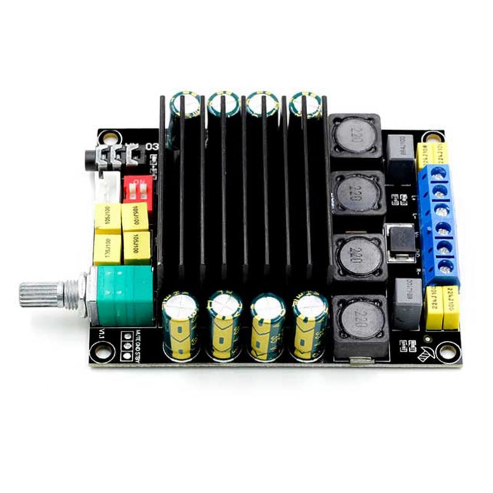 Waiecnksa TDA7498 Digital Audio Amplifier Board - 2.0 Channel Class D Stereo HiFi Amp, 2x100W Power, DC 12-36V Input - Perfect for Home Theater, Car Audio & DIY Speaker Projects