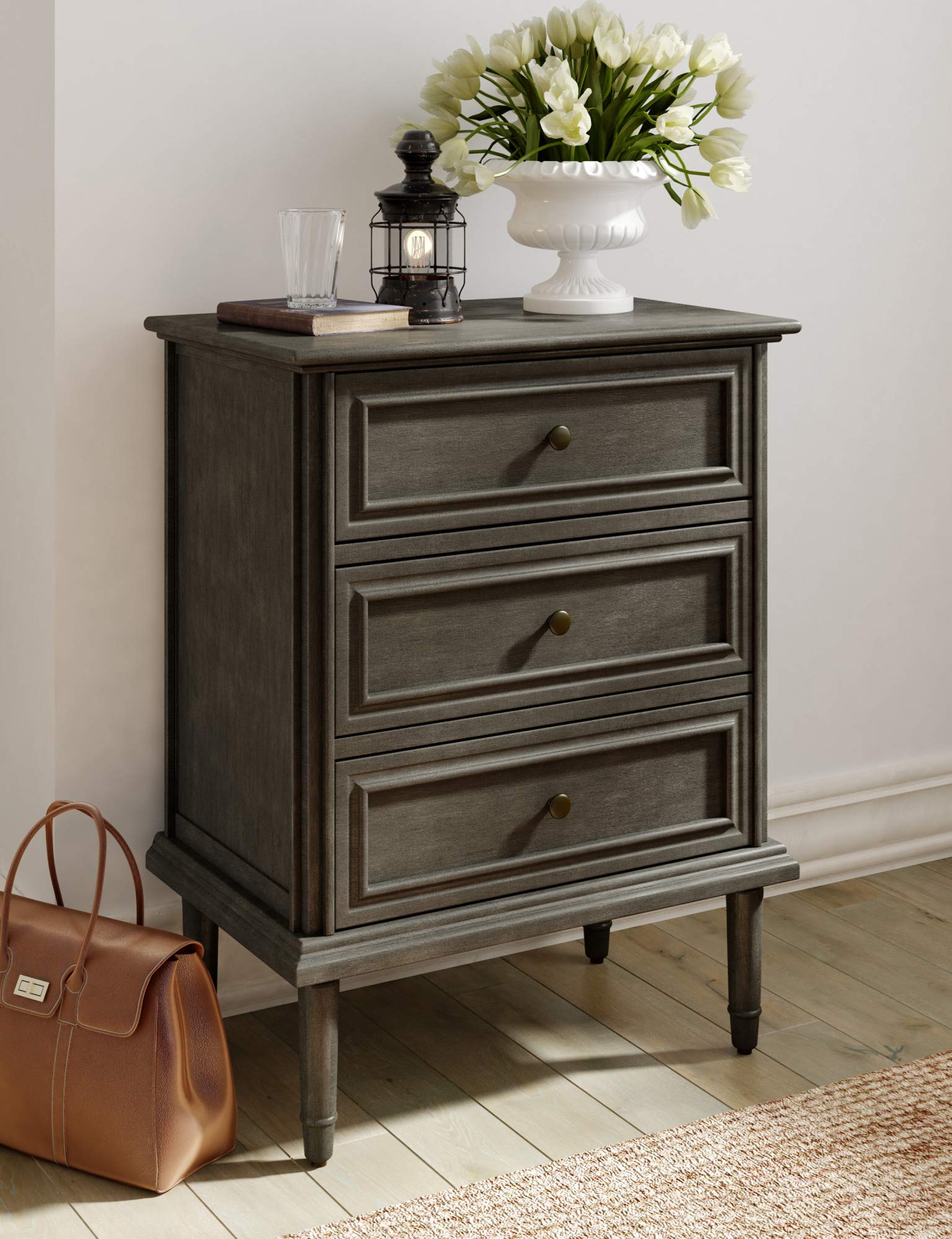 Finch Webster Storage Cabinet - Gray Organizer for Home, Office & Closet | Durable & Stylish Storage Solution for Books, Toys & Supplies