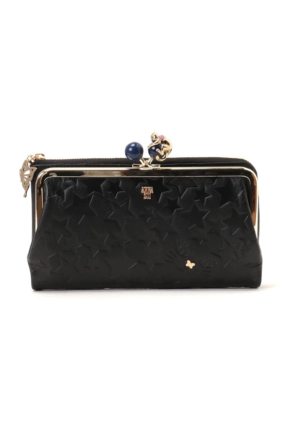 ANNA SUI Women's Wallet - Stylish Leather Card Holder & ID Case with RFID Protection - Perfect for Everyday Use, Travel, and Gift Giving
