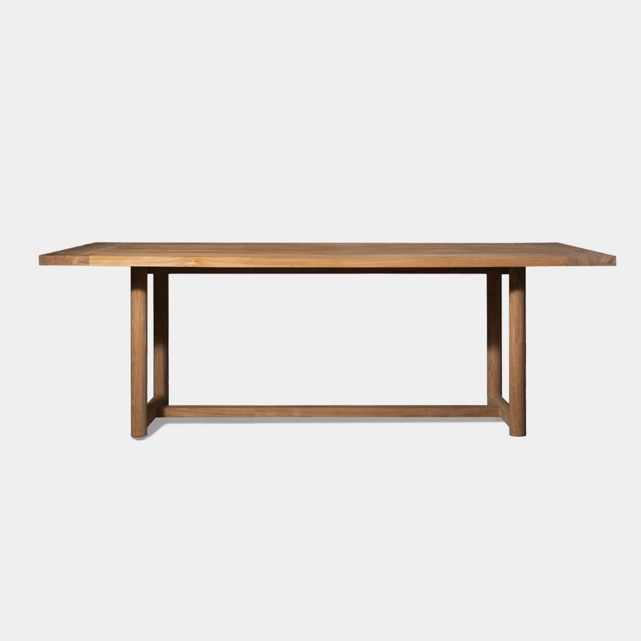 Breeze XL Teak Dining Table - 79 Inch Solid Teak Wood Outdoor Dining Table for Patio, Garden, Backyard - Weather-Resistant & Durable for Outdoor Entertaining