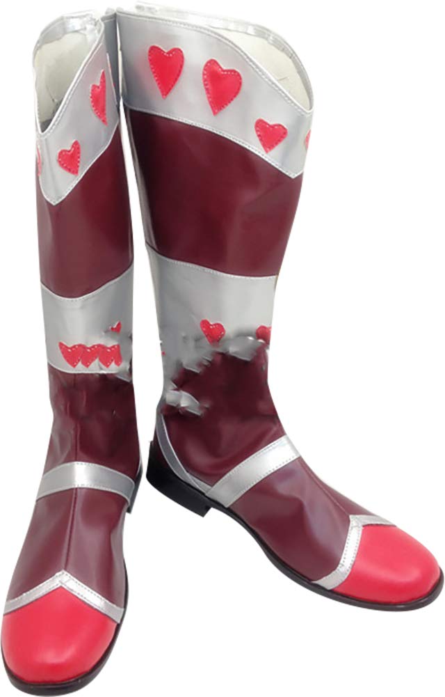 MINGCHUAN Whirl Cosplay Boots for Twisted Fate - Flat Heel League of Legends LOL Costume Shoes for Cosplay, Halloween, Anime Conventions & Gaming Events