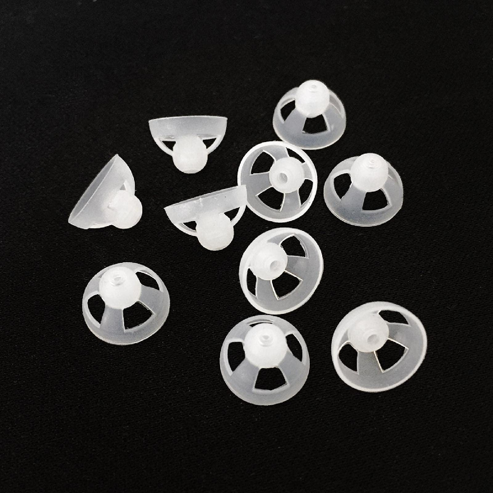 Transparent Soft Silicone Hearing Aid Open Domes - 9PCS Comfortable & Invisible Ear Tips for Clear Sound | Perfect for Daily Use, Travel & Outdoor Activities