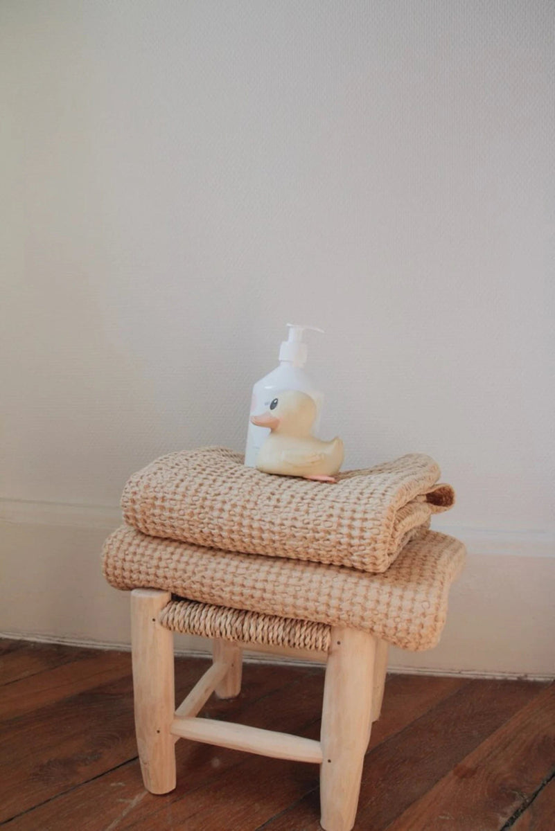 Premium Linen Waffle Hand Towels - Soft, Absorbent & Quick-Drying - Perfect for Kitchen, Bathroom & Spa Use