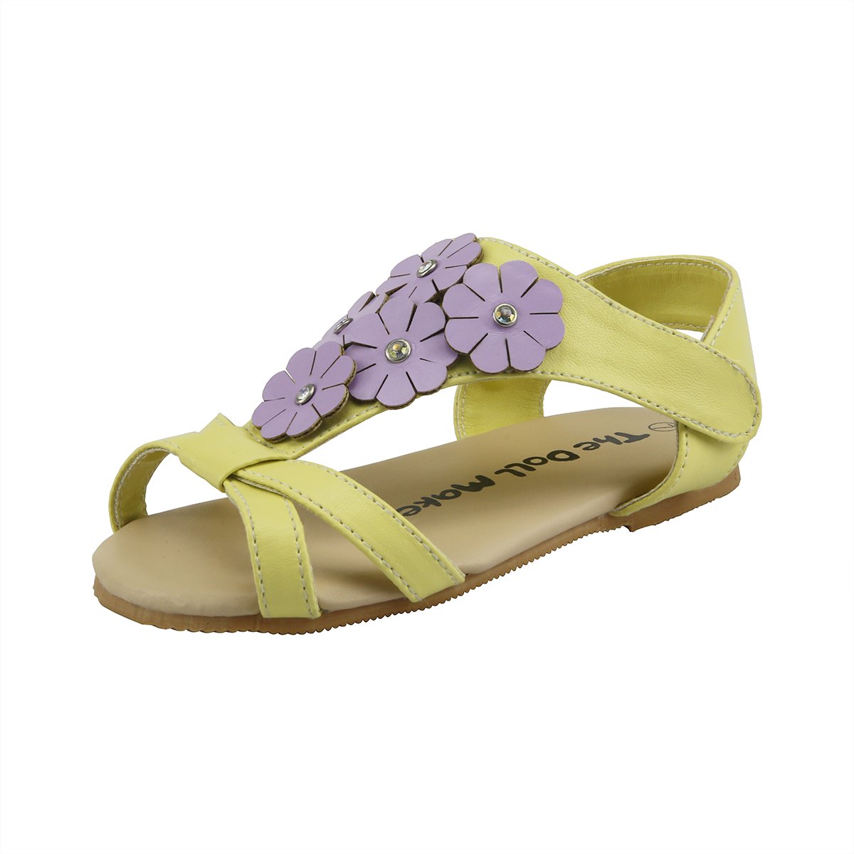 The Doll Maker Girls' Cute Strap Sandals - Comfortable & Stylish Summer Shoes for Beach, Party & Casual Wear