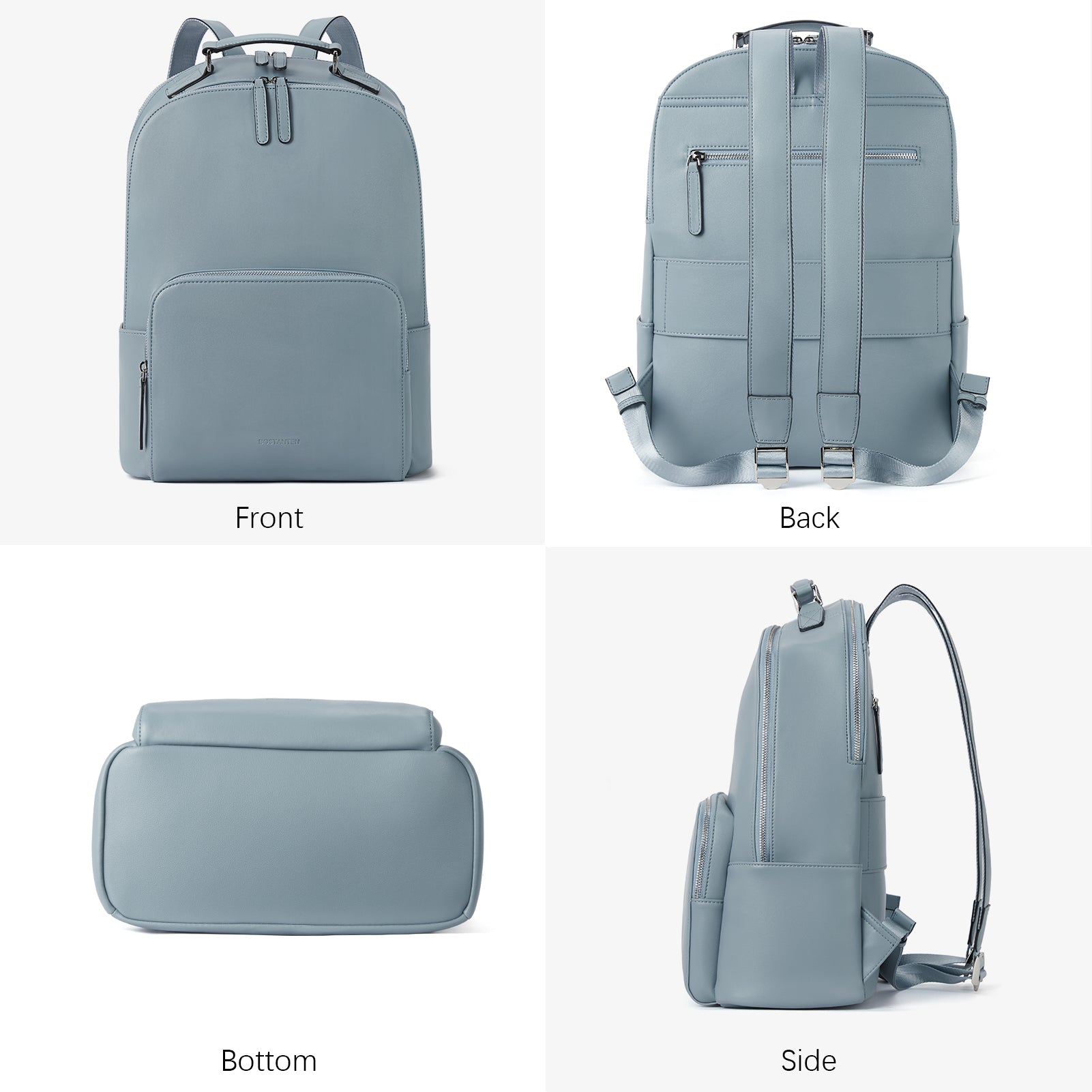 Nombongo Large Leather Backpack for Men & Women - Durable Flexible Travel Backpack for Work, School & Outdoor Adventures