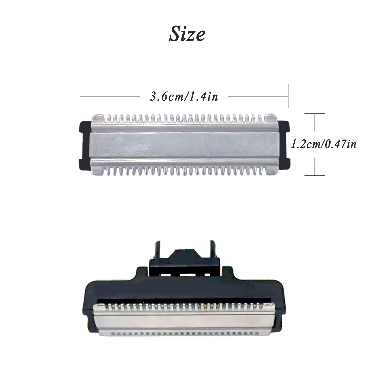 INVODA One Blade Hybrid Electric Trimmer & Shaver Replacement Heads for Men - Waterproof Wet/Dry Shaving - Pack of 1 - Perfect for Travel, Gym & Daily Grooming Routine