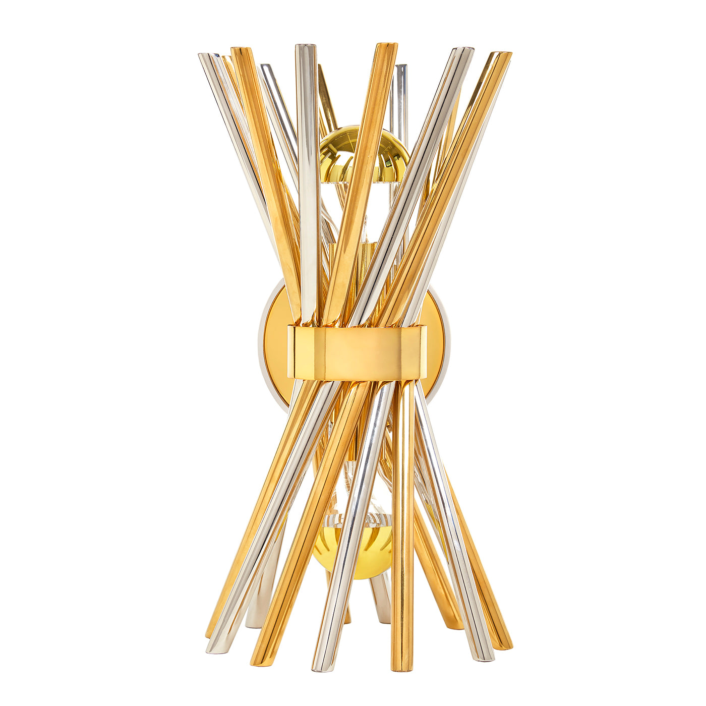 Stylish Electrum Sconce Wall Light - Modern Brass Finish for Living Room, Bedroom & Hallway Decor