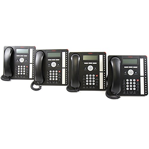 Avaya 1616-I IP Phone 4 Pack (700510908) - VoIP Business Phone System for Office & Call Centers | Reliable Communication Solution