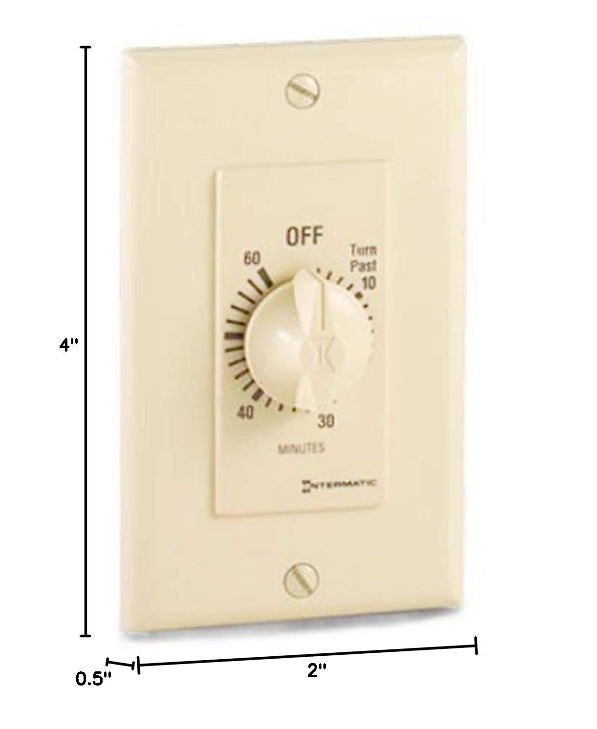 Real Fyre Low Voltage ON/Off Wall Timer with Cover & Wiring (WS-2) - Outdoor Landscape Lighting Timer for Garden, Pathway & Holiday Lights