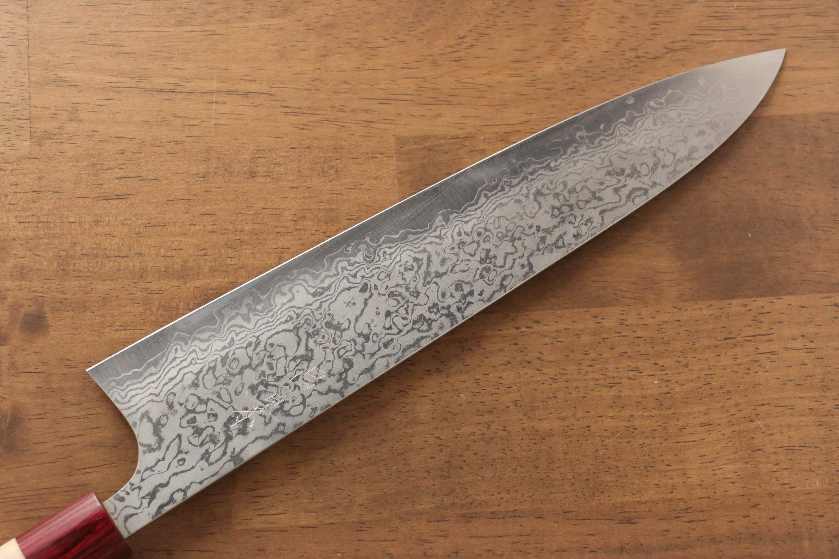 Premium Masakage Kiri VG10 Damascus Gyuto Chef Knife 270mm - Japanese Magnolia Wood Handle - Professional Kitchen Knife for Slicing, Dicing & Meat Cutting