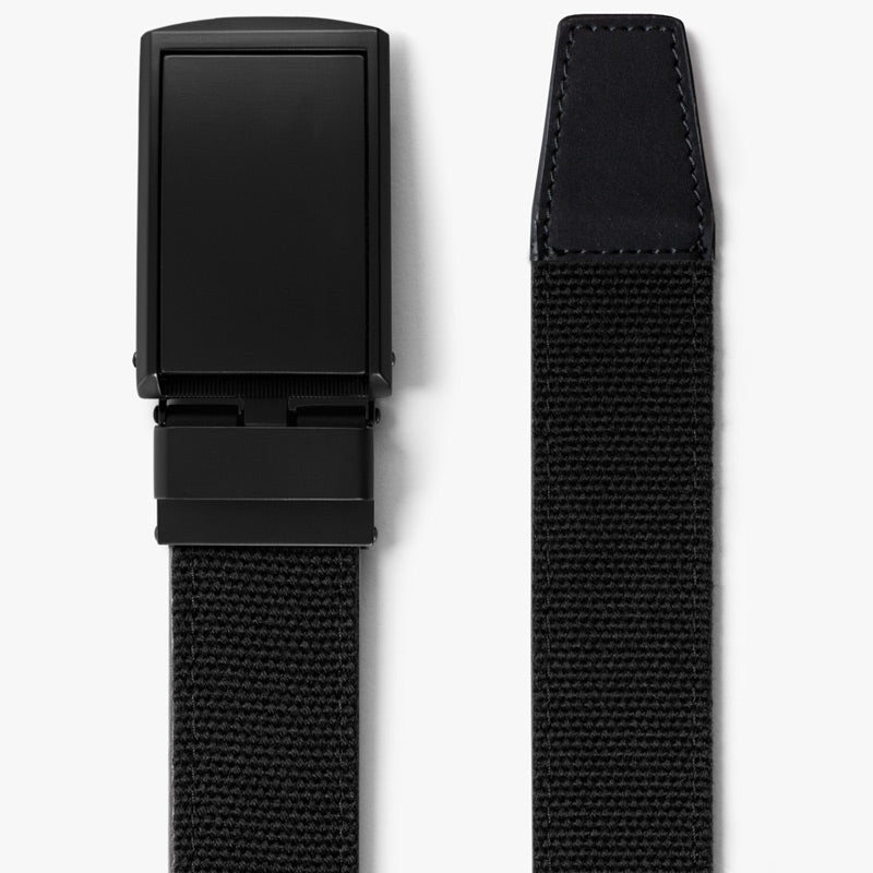 Premium Black Canvas Belt for Men & Women - Adjustable Waist Strap with Metal Buckle - Casual & Fashion Accessories for Jeans, Pants, Dresses - Perfect for Everyday Wear, Office & Outdoor Activities