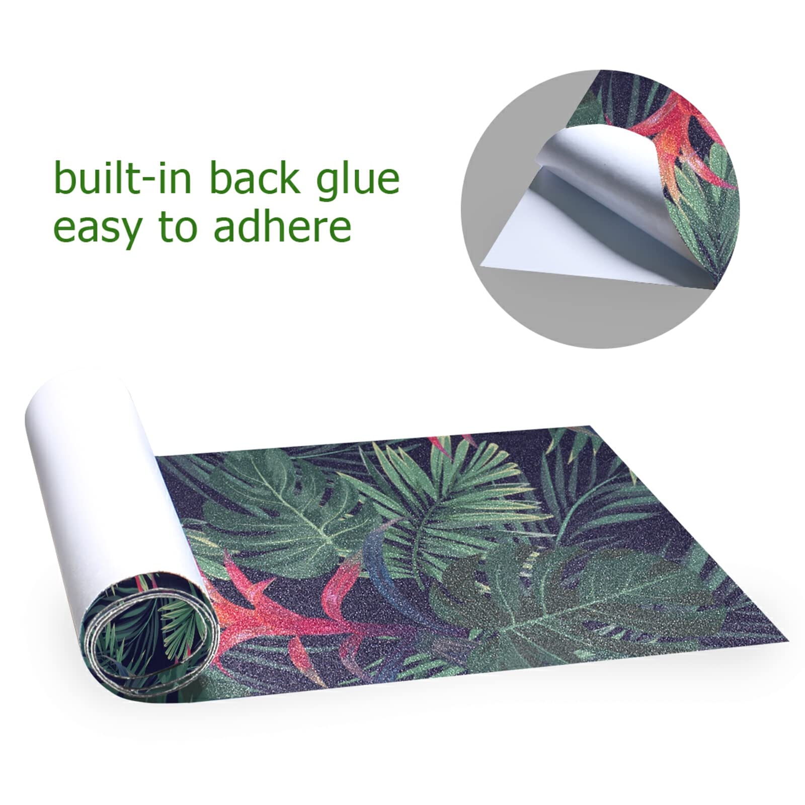 Poeticcity Waterproof Skateboard Grip Tape - Anti-Slip Longboard & Scooter Griptape Sheets, Tear-Resistant Sandpaper Sticker Roll for Easy Bubble-Free Application | Perfect for Street Skating, Cruising & Board Maintenance