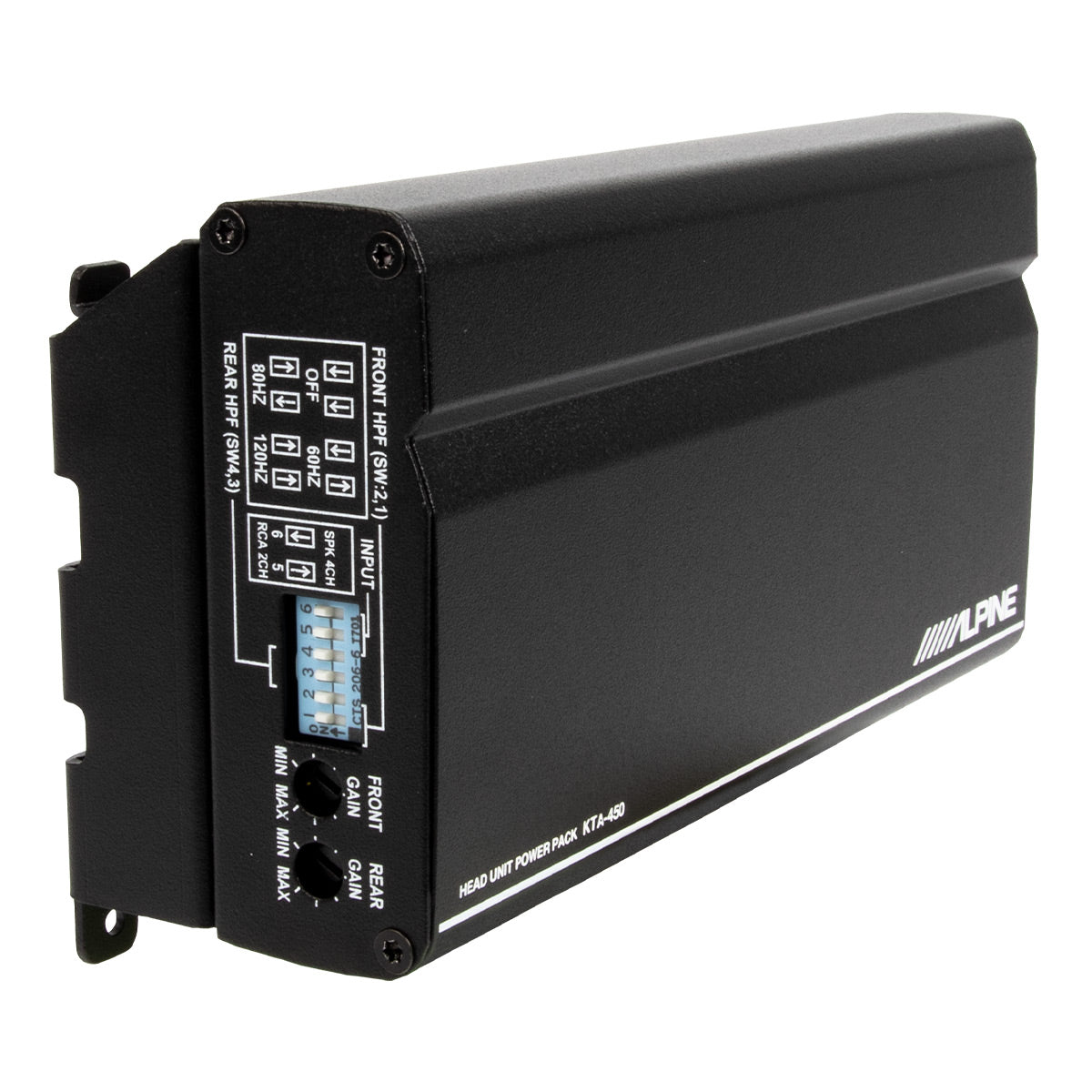 Alpine KTA-450 4-Channel Car Amplifier - High Power Audio System for Cars, Trucks & SUVs | Perfect for Upgrading Your Vehicle's Sound System