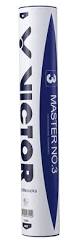 Victor Master No. 3 Badminton Shuttlecocks - Premium Feather Shuttlecocks for Professional & Recreational Play - Perfect for Tournaments, Training & Backyard Games