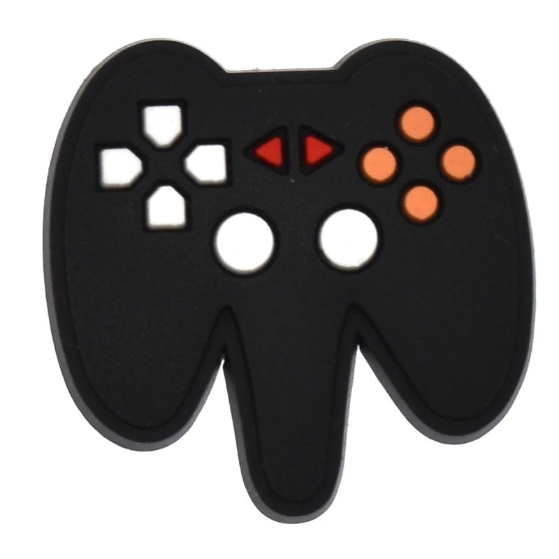 Gaming Shoe Charms for Crocs - Game Controller Badges for Women & Kids - Shoe Pins & Decorative Buckles for Sandals, Jeans & Shoes - Perfect Christmas Gift & Fashion Accessories (Great for Cosplay, Gamer Parties & Everyday Style)