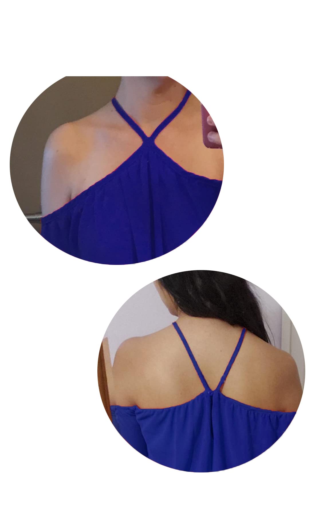 Women's Spaghetti Strap Halter Off Shoulder Blouse Long Sleeve Shirt Tops - Sexy Party Wear, Date Night Outfit, Casual Summer Fashion