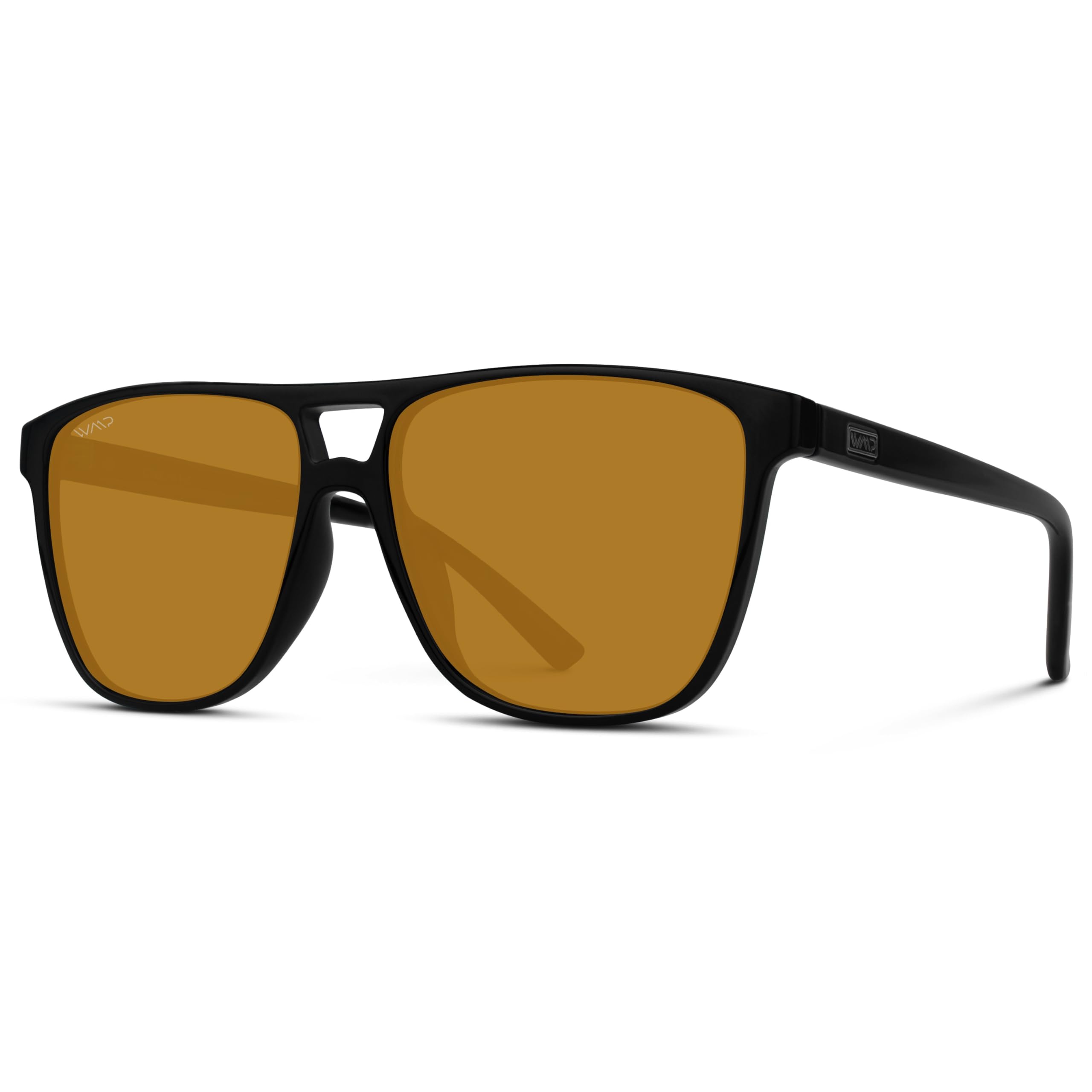 WearMe Pro Polarized Aviator Sunglasses for Men & Women – UV Protection, Double Bridge Design, Large Frame – Perfect for Driving, Outdoor Sports & Fashion