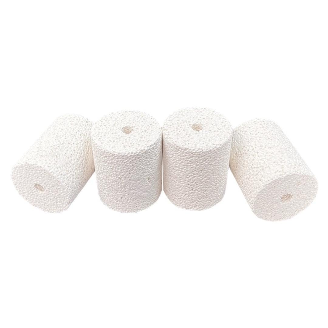 High Temperature Quartz Tube Plug - 90mm x 65mm Corundum Furnace Plug for Laboratory & Industrial Use (OD: 100mm) - Perfect for Heat Insulation in Kilns, Furnaces & High-Temp Experiments