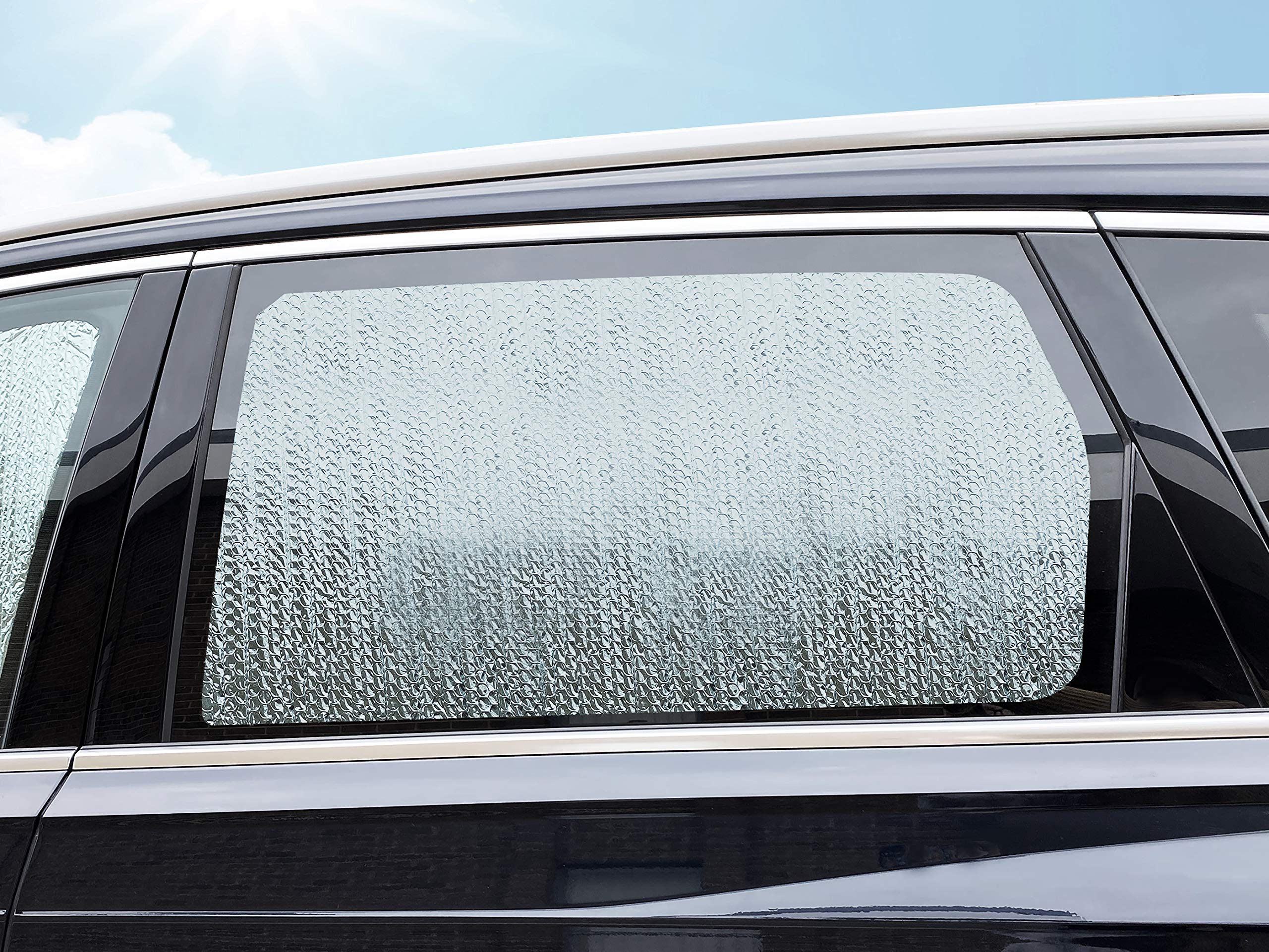 Custom Fit 2005-2010 Honda Odyssey Rear Side Window Sunshades (2-Pack) | UV Protection & Heat Blocking | Perfect for Road Trips & Child Safety | Made in USA
