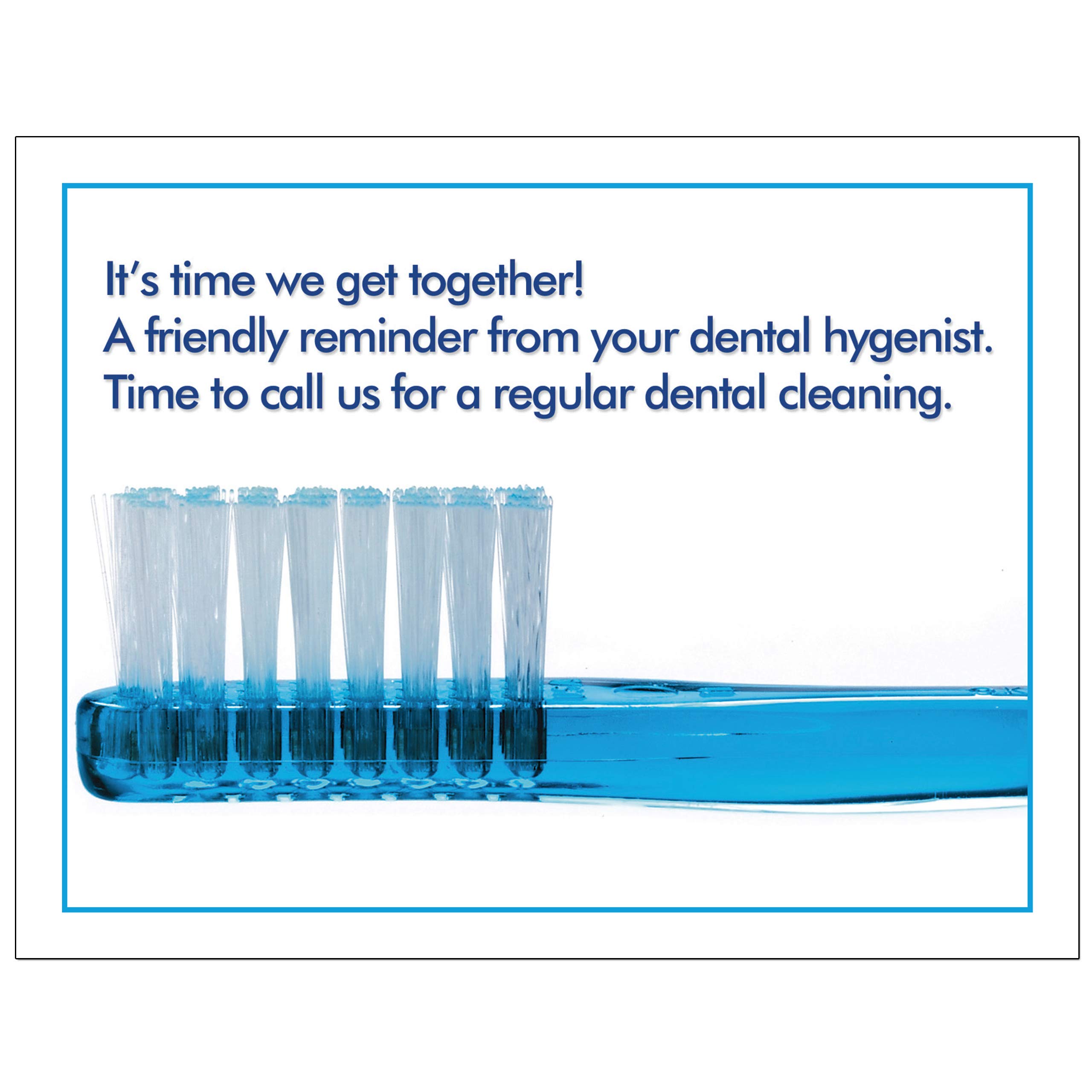 Dental Hygiene Appointment Reminder Postcards - 1000 Pack of 4.25