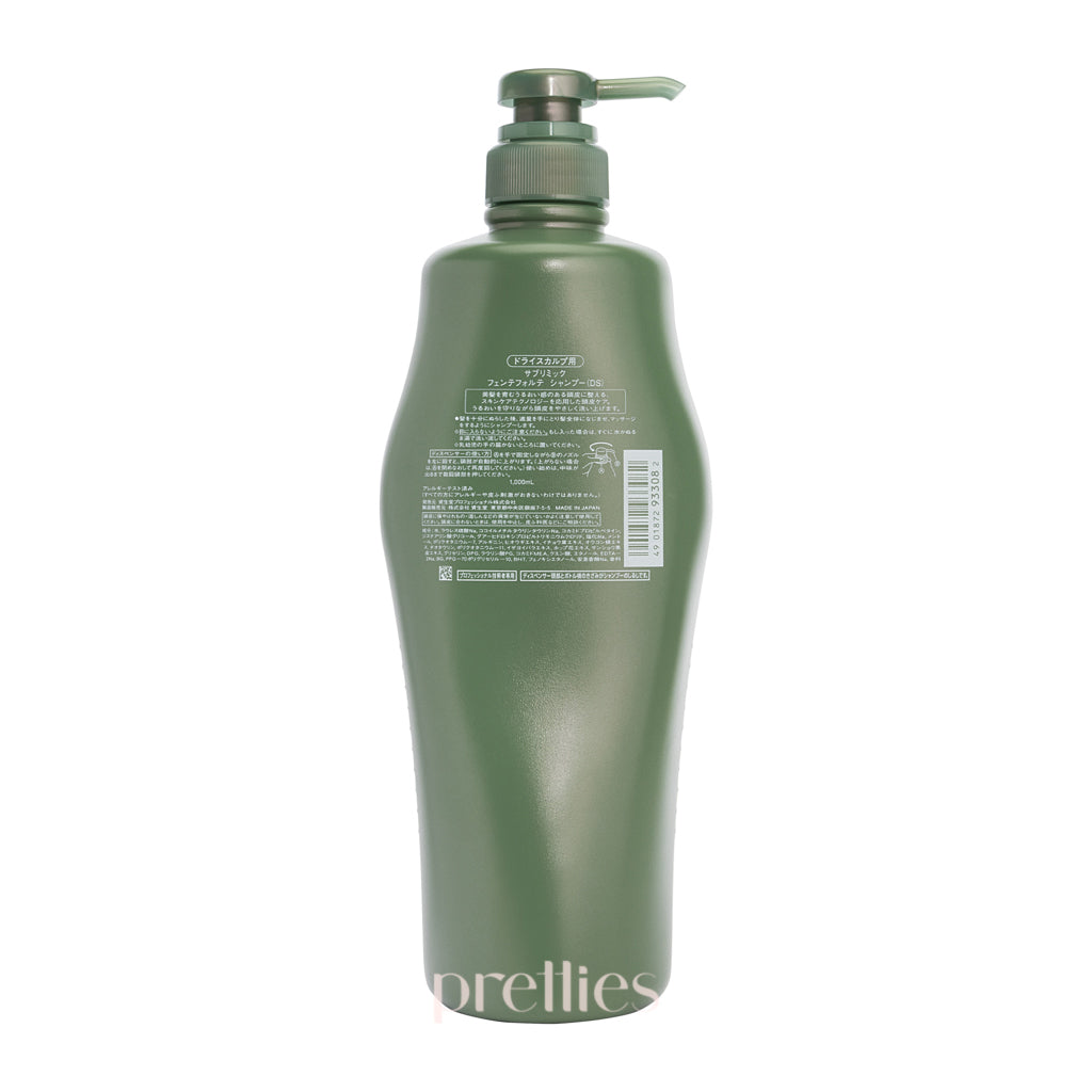 Shiseido SUBLIMIC Fuente Forte Shampoo for Dry Scalp - 1000ml Green Formula (804554) | Hydrating & Soothing Hair Care for Daily Use & Salon Treatments