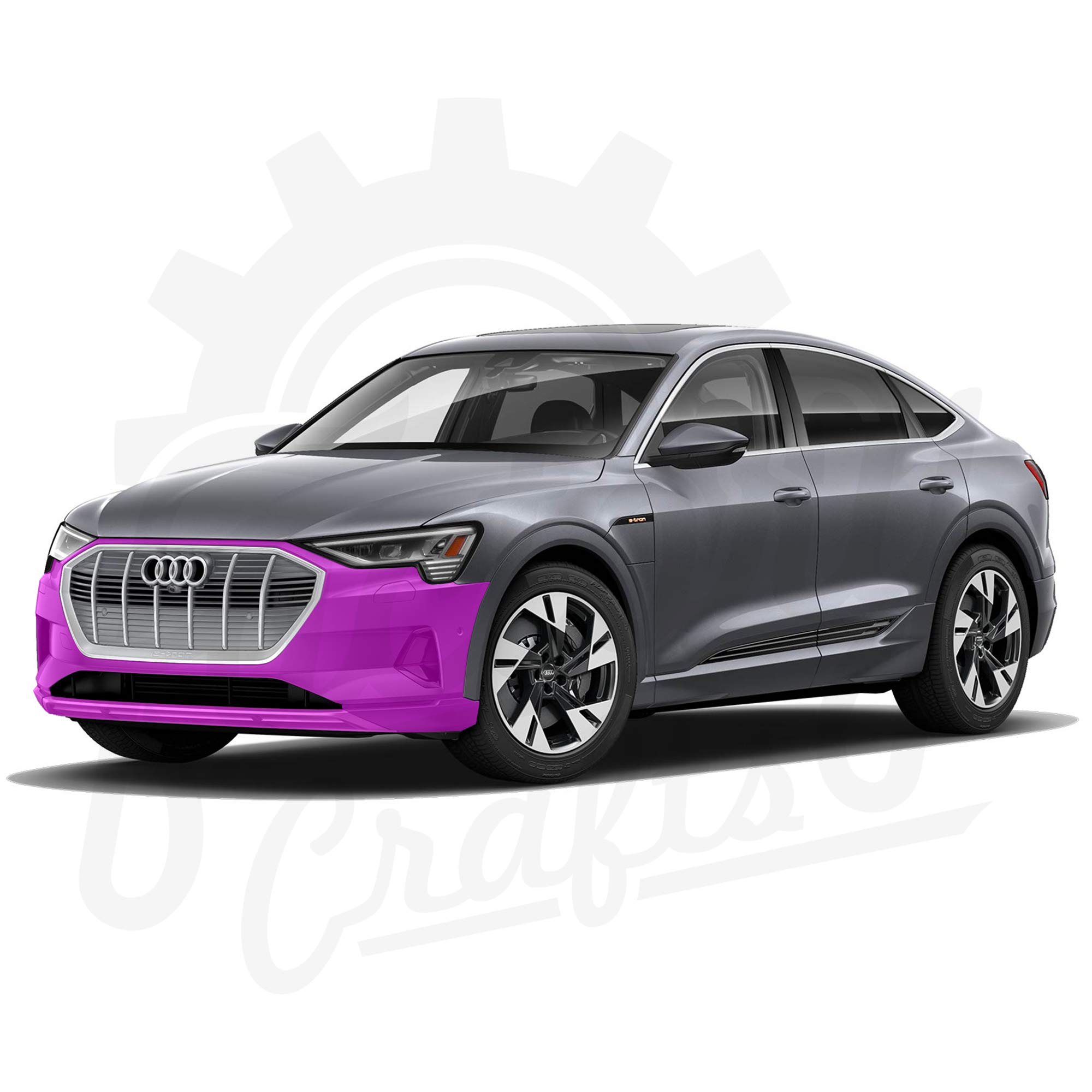 Premium Clear Paint Protection Film (PPF) Kit for 2020-2021 Audi E-Tron Sportback - Front Bumper Cover | Self-Healing Scratch Resistant | DIY Installation | Perfect for Daily Commuting & Road Trip Protection