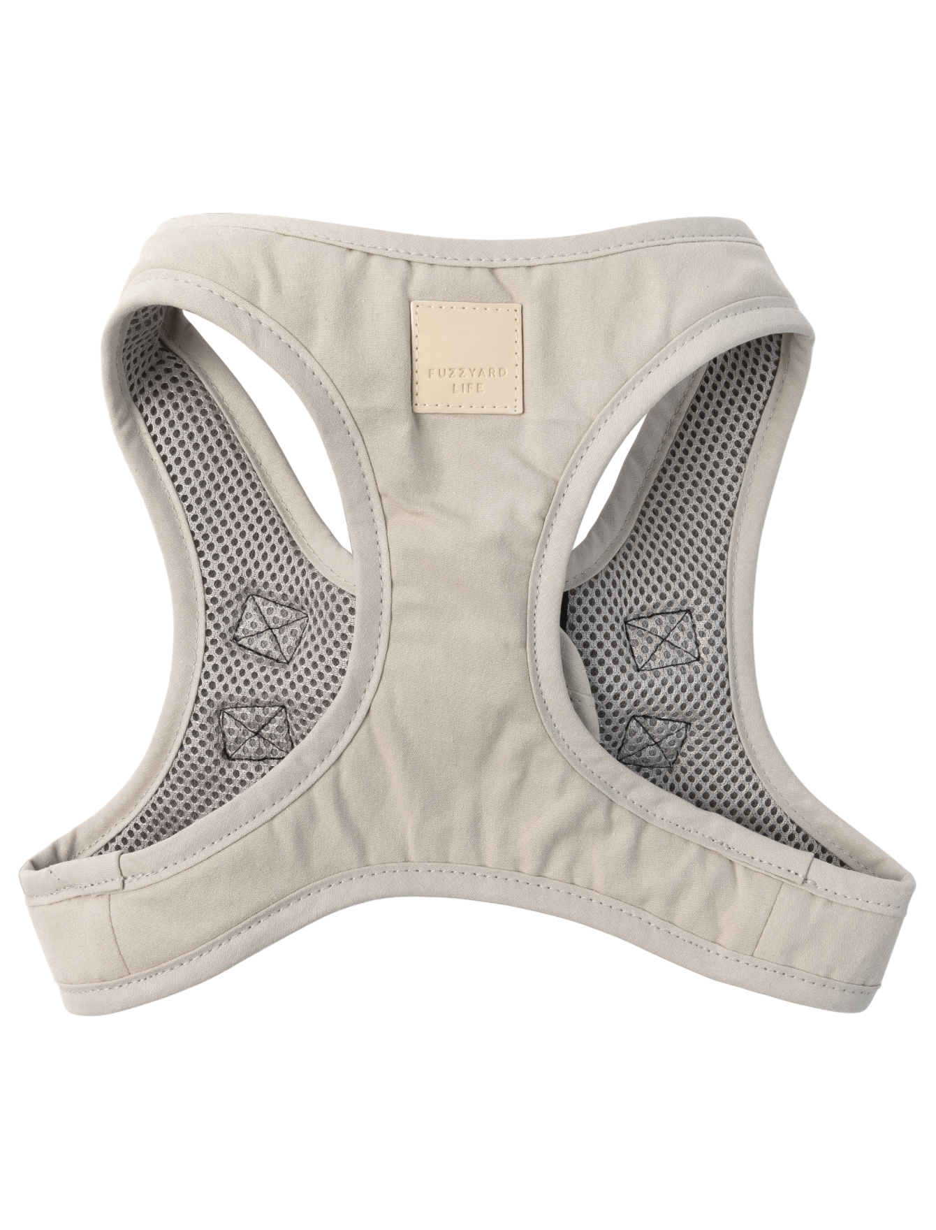 Fuzzyard Life Step-in Dog Harness - Adjustable Soft Mesh Vest for Small & Medium Dogs, Sandstone (6 Sizes) - Perfect for Walking, Training & Outdoor Adventures