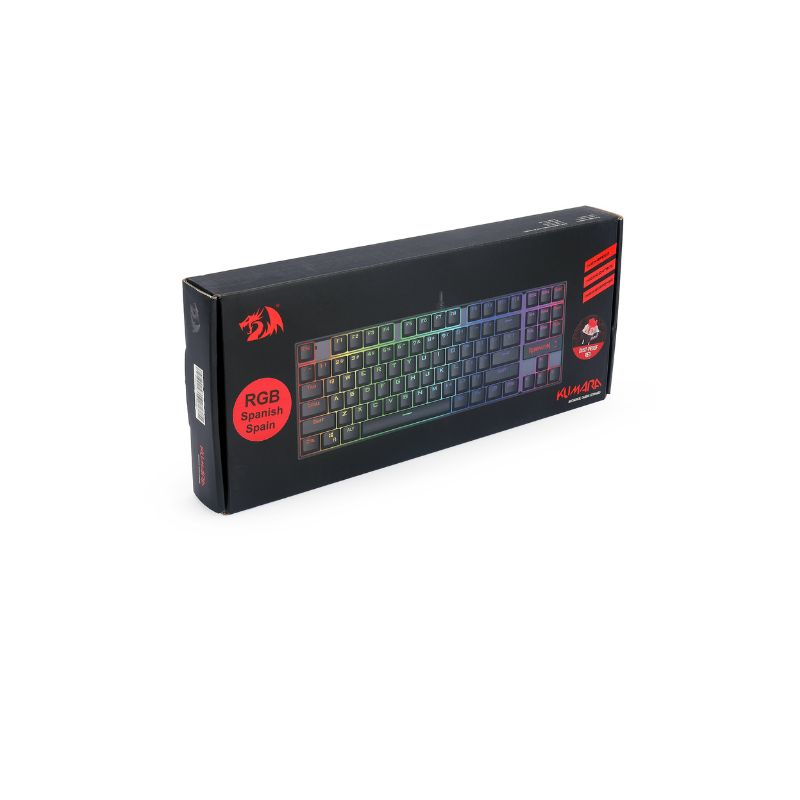 Redragon Kumara K552 RGB Mechanical Gaming Keyboard with Red Switches - Black | Perfect for PC, Mac, and Gaming Laptops | Ideal for Esports, Streaming & Office Work