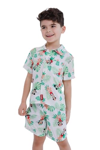 Green Floral, Short Set