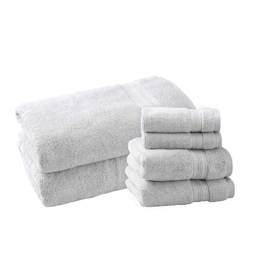 Charisma Ultra Soft Plush Towel Set - 6 Piece Luxury Bath, Hand Towels & Washcloths Bundle | Premium Quality, Absorbent & Fluffy | Perfect for Spa, Bathroom & Guest Use
