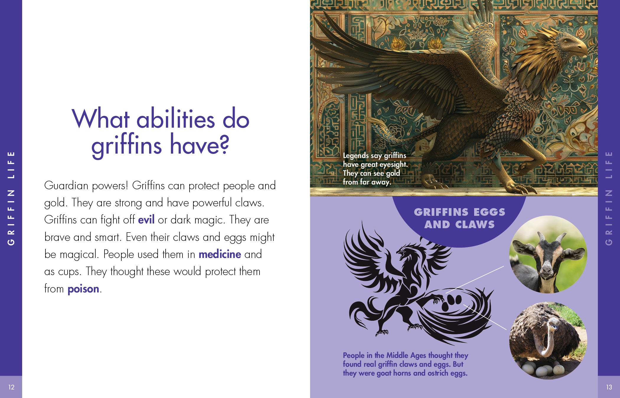 Griffin Statue - Mythical Creature Home Decor for Fantasy Lovers | Perfect for Bookshelf, Office Desk & Gift Giving