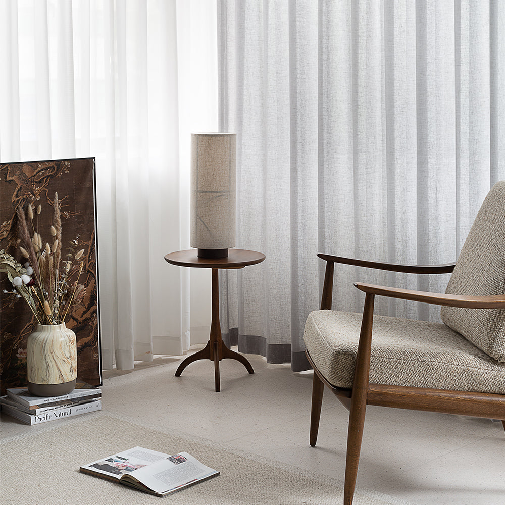 Cloud Linen Sheer Curtains - Natural Soft Breezy Window Drapes with Grommet Top | Custom Sizes Available | Perfect for Living Room, Bedroom & Nursery
