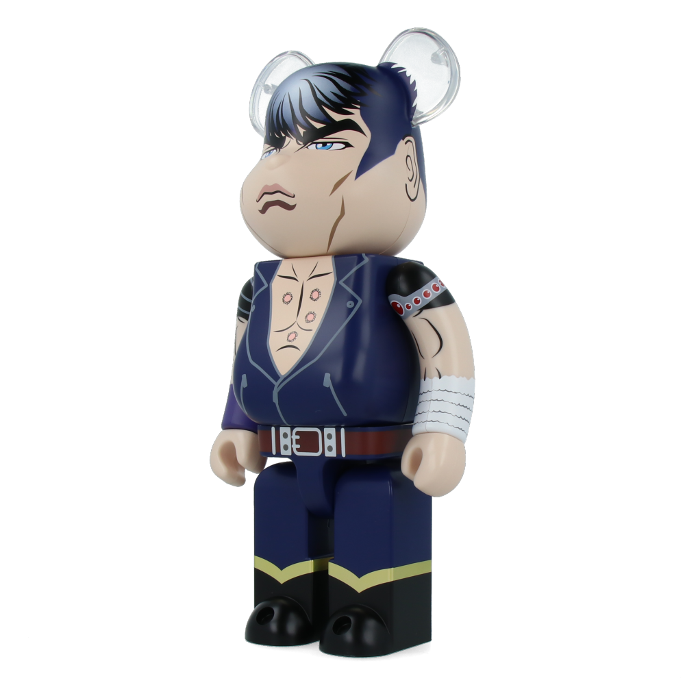 400% Bearbrick Kenshiro Collectible Vinyl Art Toy - Fist of the North Star Anime Figure for Display & Decoration | Perfect for Anime Fans, Home Office Decor & Gift Giving
