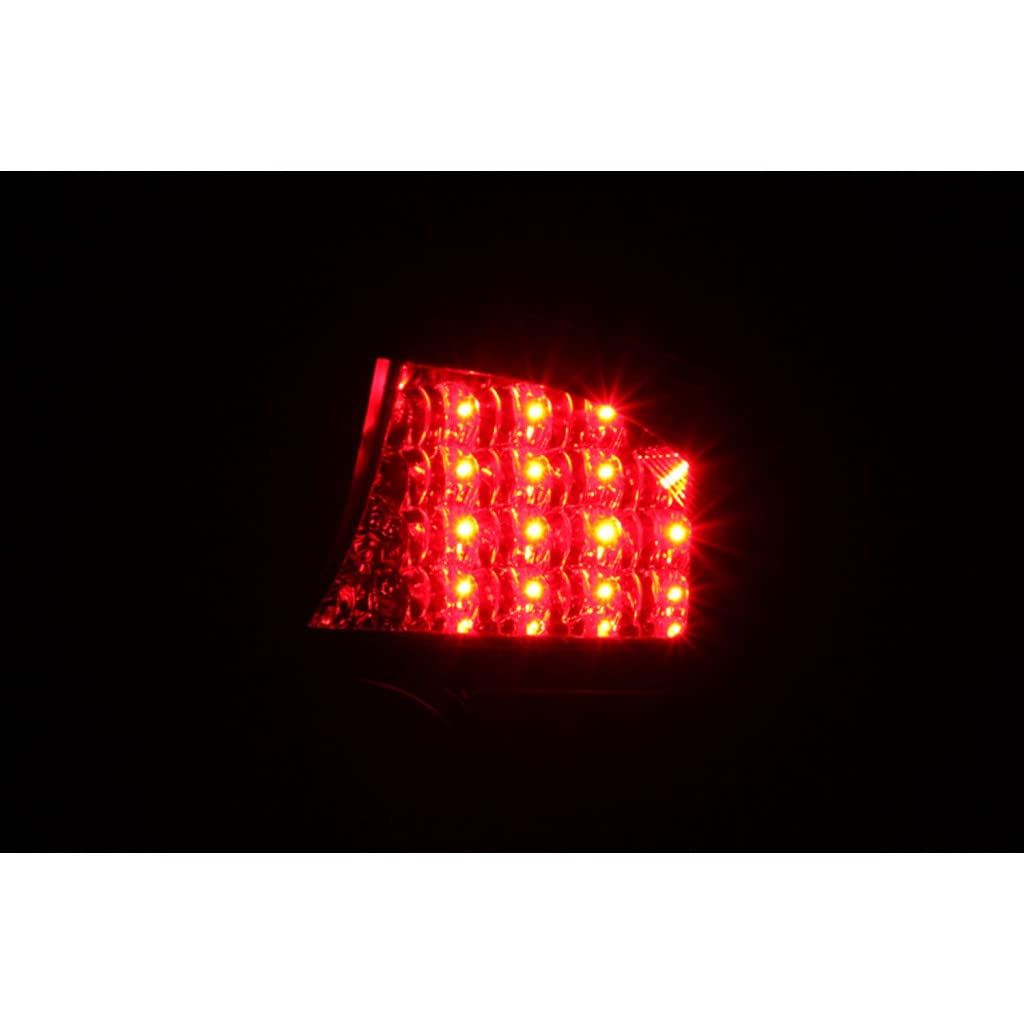 ANZO LED Tail Lights for Honda Civic 2004-2005 - Black (Part #321035) | High-Performance Rear Lights for Night Driving & Car Customization
