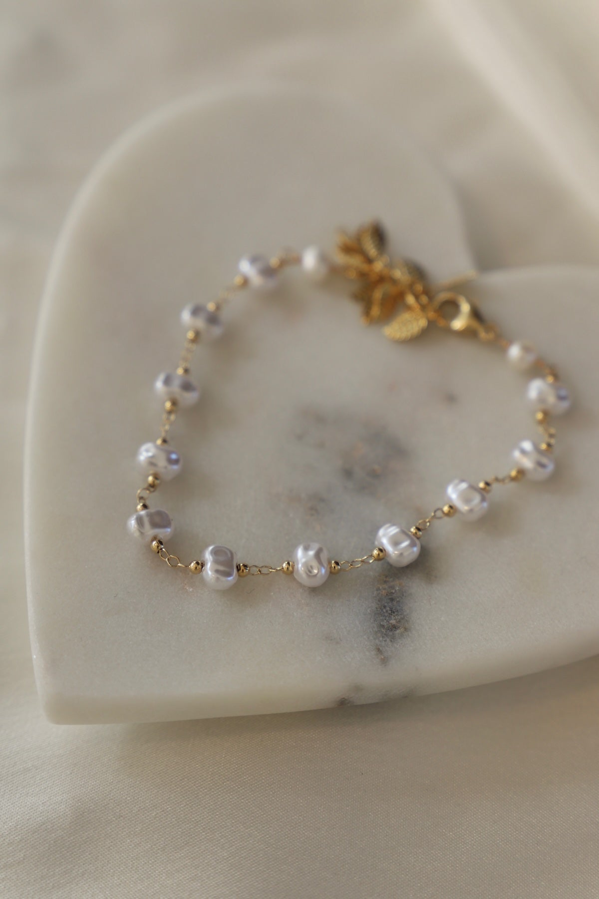 Pearl Station Chain Bracelet for Women - Elegant Beaded Jewelry for Parties, Weddings & Everyday Wear