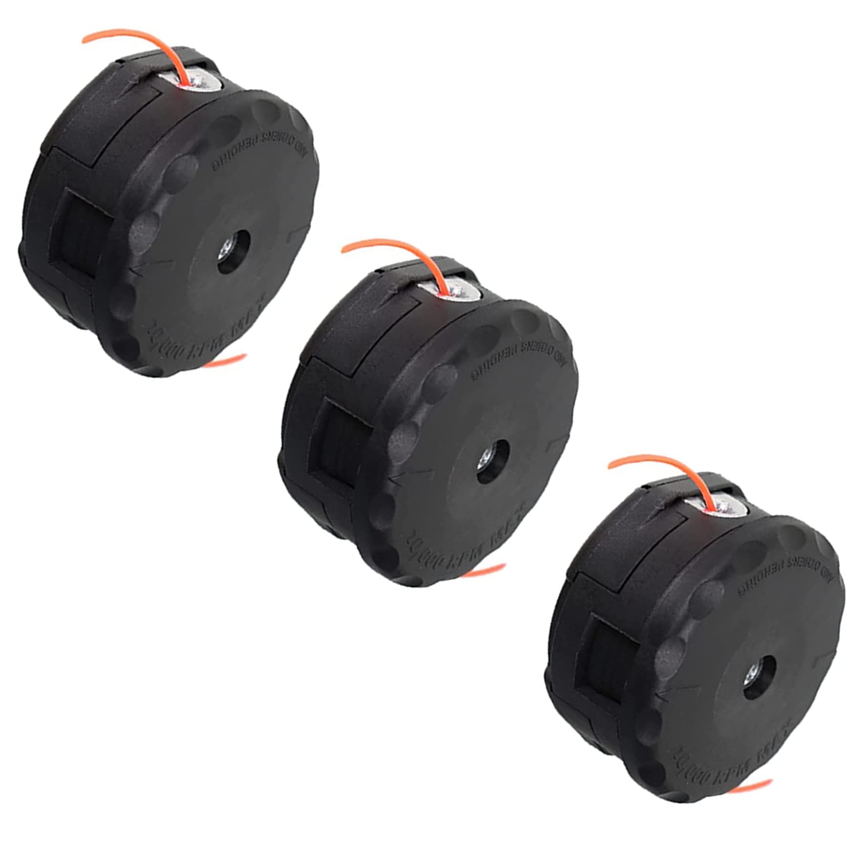3-Pack String Trimmer Head Replacement for Echo Speed Feed 400 SRM225 SRM230 SRM-302 SRM-303 SRM-311 SRM-330 SRM-340 SRM-3110 SRM-3400 SRM-3410 SRM-3500 - Compatible with Echo Trimmers - Ideal for Lawn Care, Yard Maintenance & Landscaping