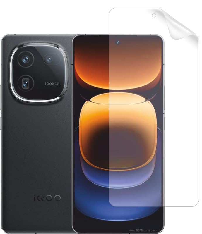 Casodon Matte Finish Screen Protector for iQOO 12 5G - Anti-Glare Bubble Free Film with Self Healing Technology | Full Coverage Easy Installation Kit | Perfect for Gaming, Work & Outdoor Use
