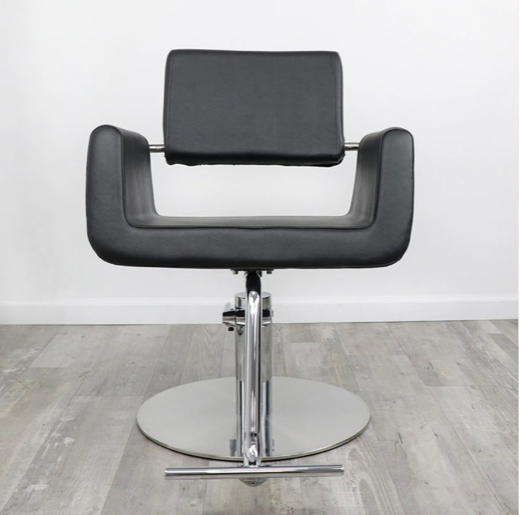 Professional Salon Chair with Ergonomic Design - Hydraulic Lift & 360° Swivel for Hair Styling, Barber & Beauty Salon Use