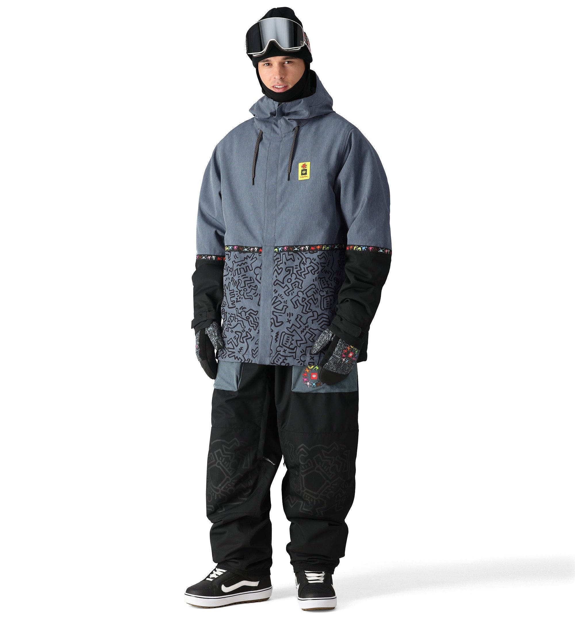 686 Foundation Insulated Jacket for Men & Women 2025 - Waterproof Winter Coat for Skiing, Snowboarding & Outdoor Activities