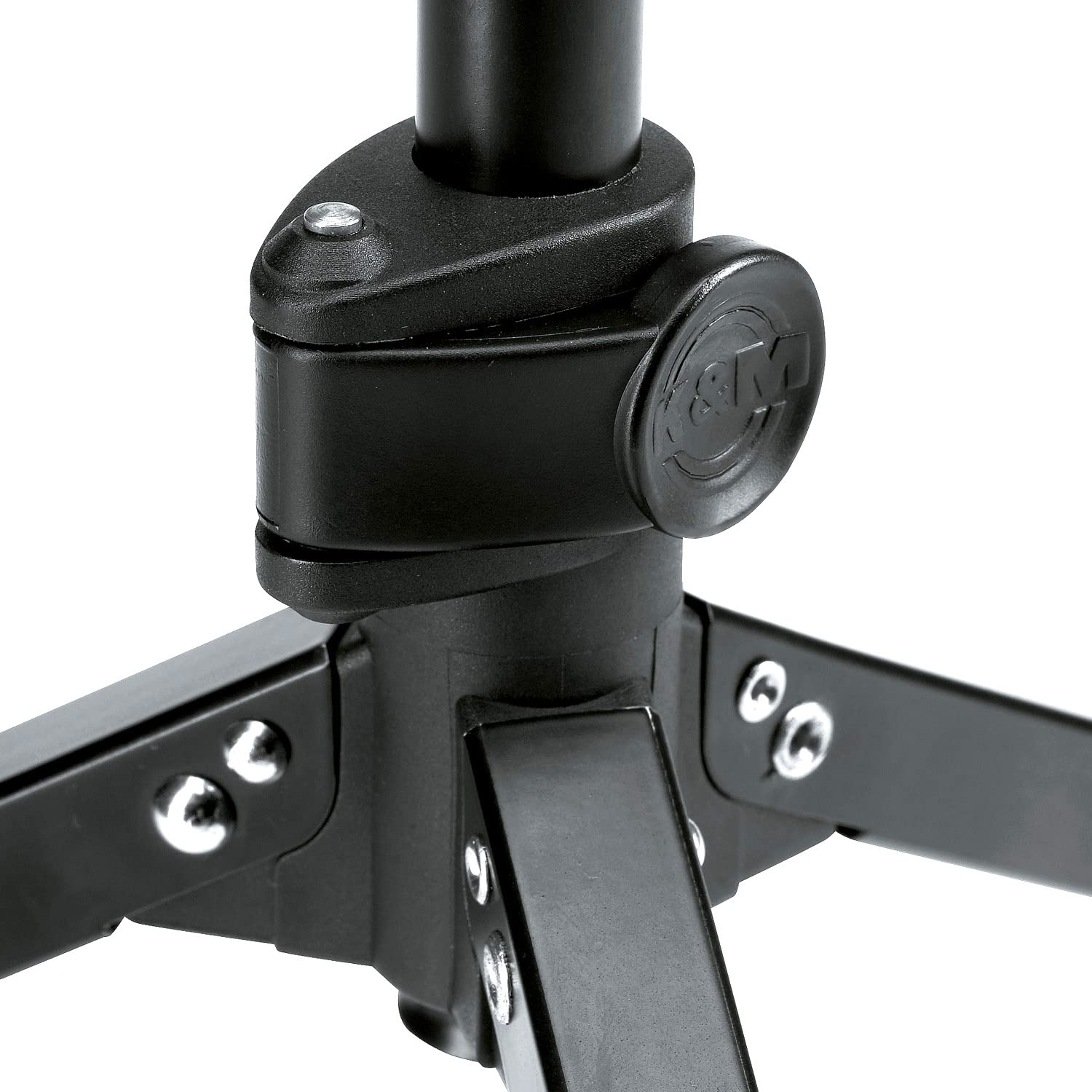 K&M 23150 Tabletop Microphone Stand - Adjustable Tripod for Podcasting, Recording & Live Streaming - Compact & Sturdy EU Version for Home Studio & Professional Use