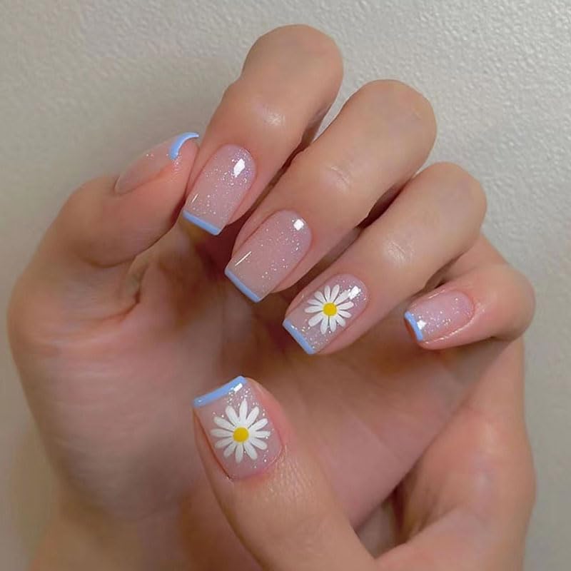 French Blue with Daisy A01