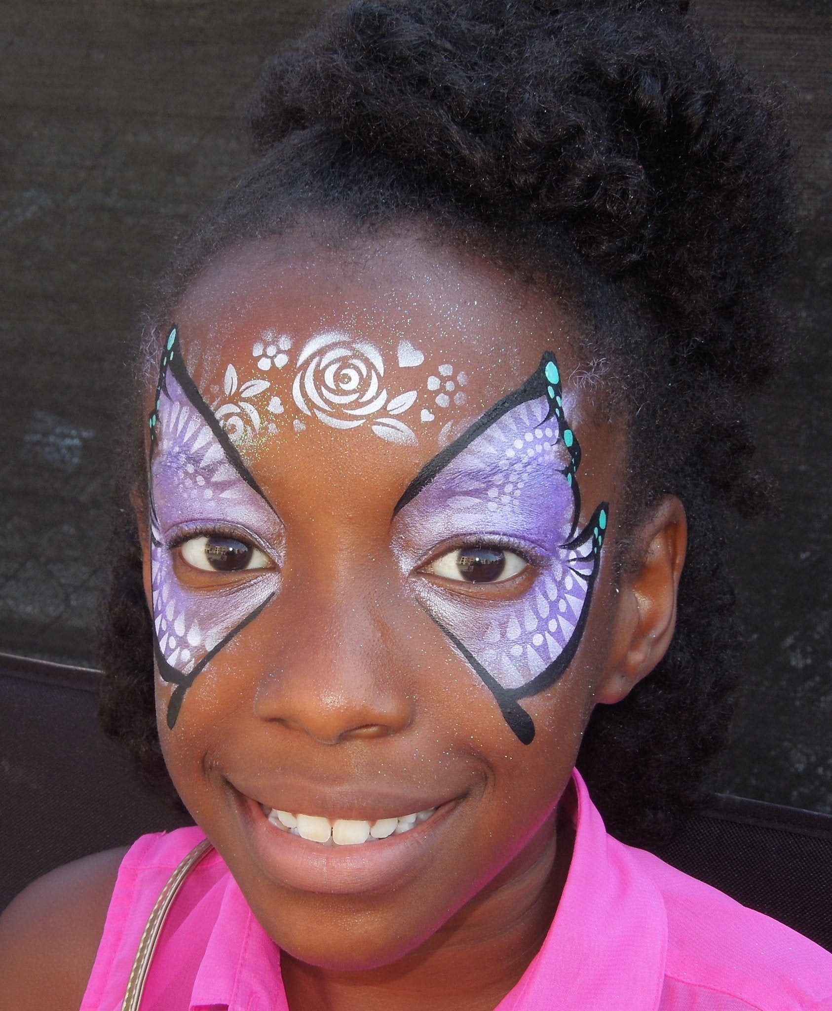 Ooh! Body Art Tribal Rose Wrap Face Paint Stencil (W05) - Perfect for Halloween, Costume Parties & Festival Body Art