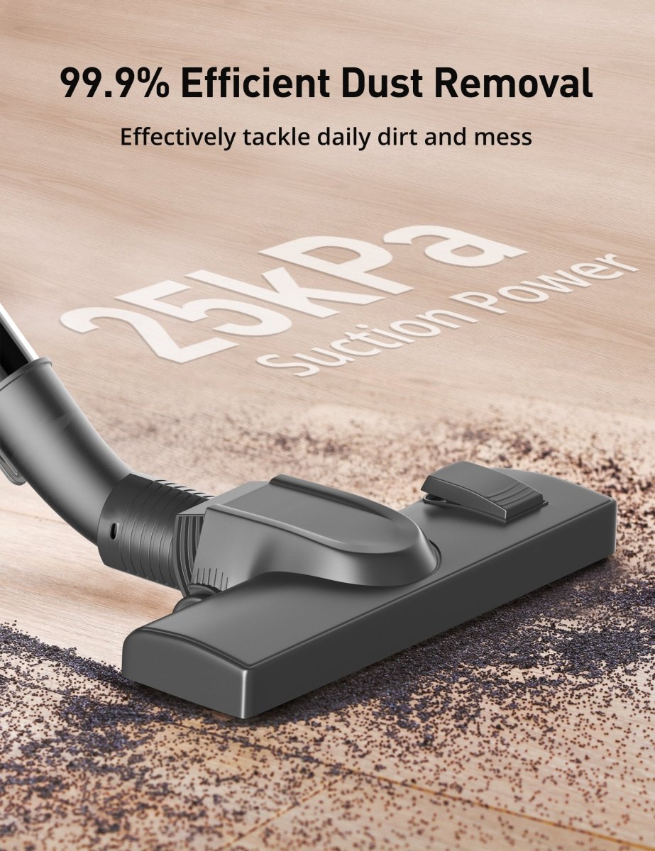 ASPIRON® 1300W Bagged Canister Vacuum Cleaner CA029 - Powerful Suction for Hard Floors, Carpets & Pet Hair | Ideal for Home, Office & Commercial Cleaning