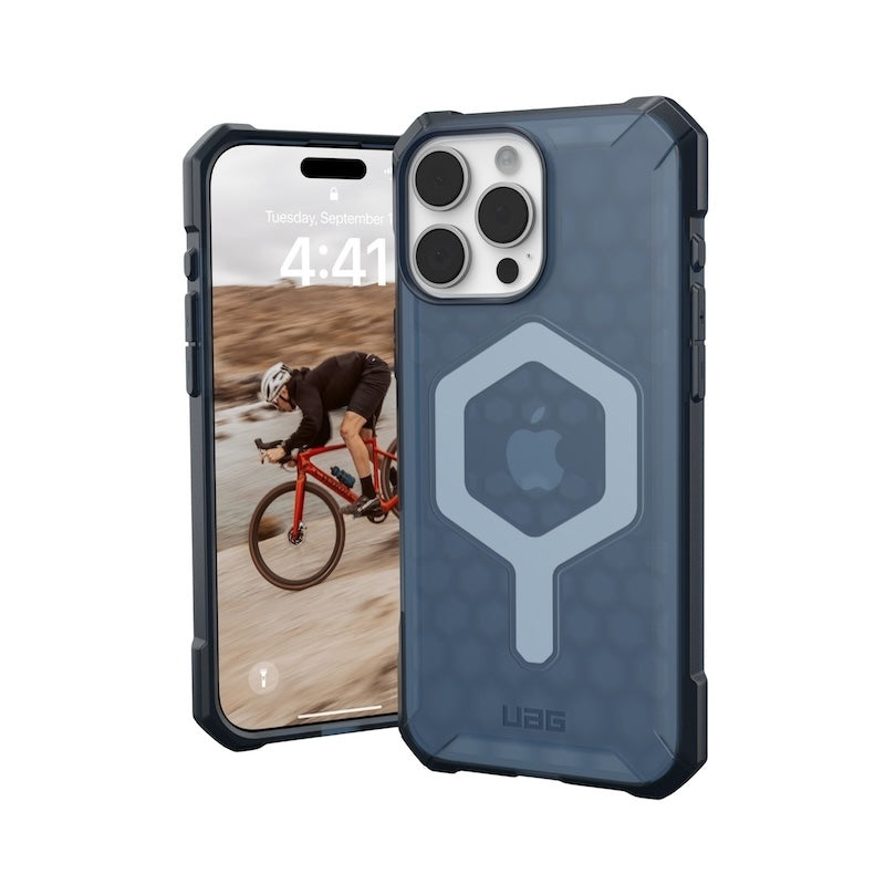 UAG Essential Armor Case for iPhone 16 Pro Max - Military Drop Tested, Scratch Resistant Protective Cover (Blue) - Perfect for Outdoor Adventures & Daily Protection