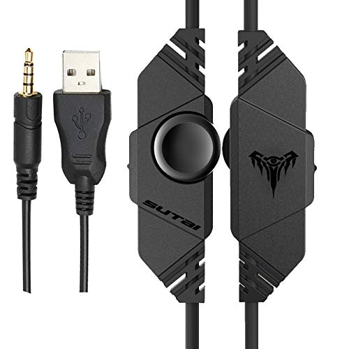 Professional LED Gaming Headset with Microphone for PS5 - Noise Cancelling, Mute Function & Comfortable Design | Compatible with PS4, Xbox Series X/S, PC & Mac | Perfect for Competitive Gaming & Late-Night Sessions