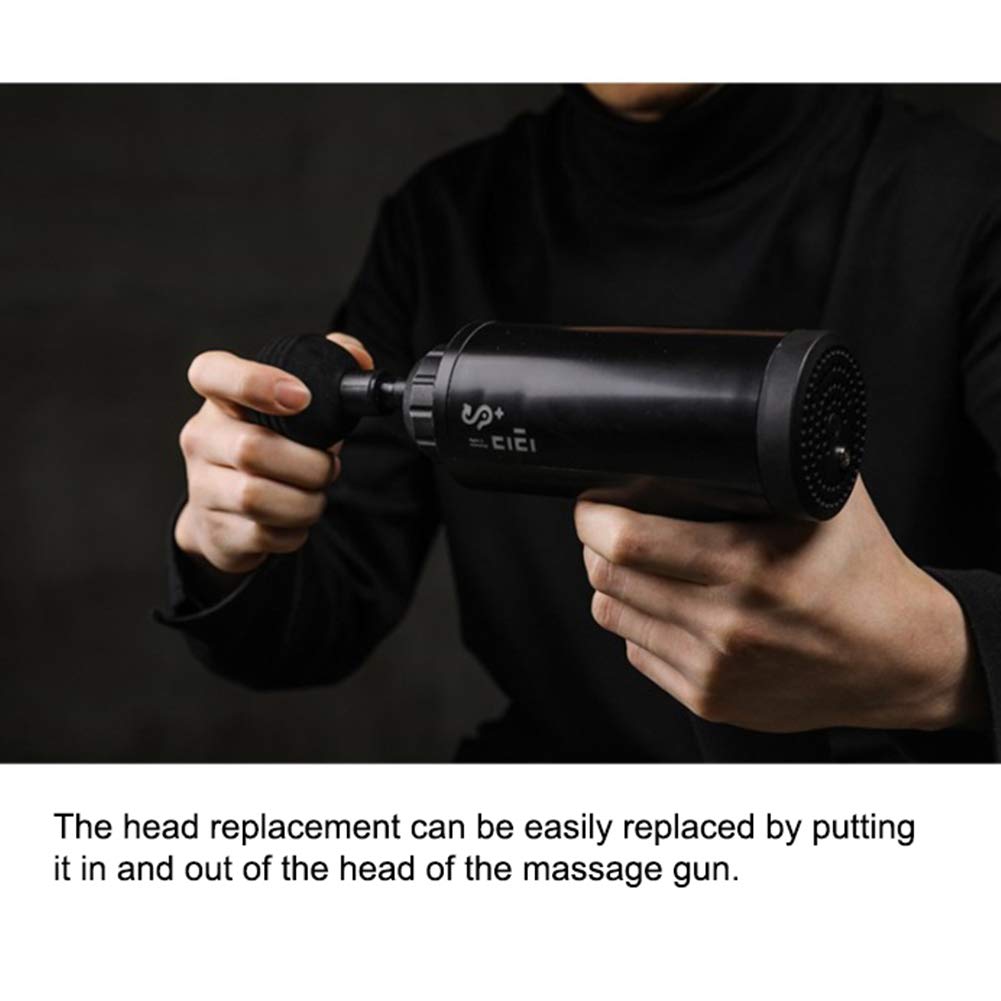 DT Flex Handheld Percussion Massage Gun - Deep Tissue Muscle Massager for Pain Relief & Recovery - 6-Speed Quiet Vibration Therapy - Rechargeable Portable Massager for Athletes, Gym Workouts & Home Use