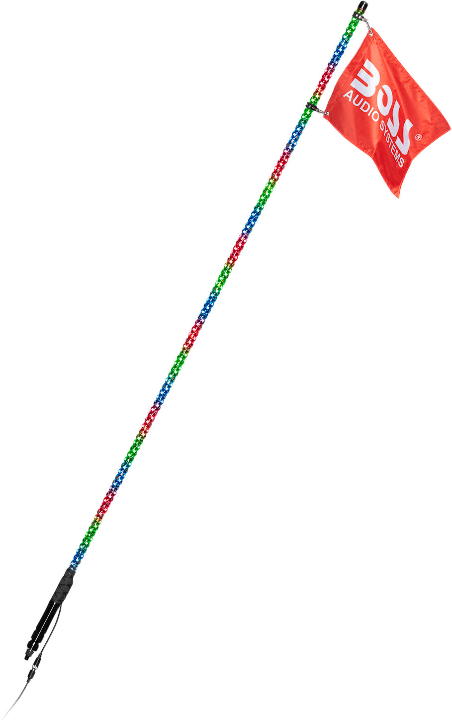 6 Foot LED Whip with Bluetooth - Color Changing Party Light for Nightclubs, Raves, and Outdoor Events | USB Rechargeable Glow Stick for DJs, Dancers, and Festival Goers