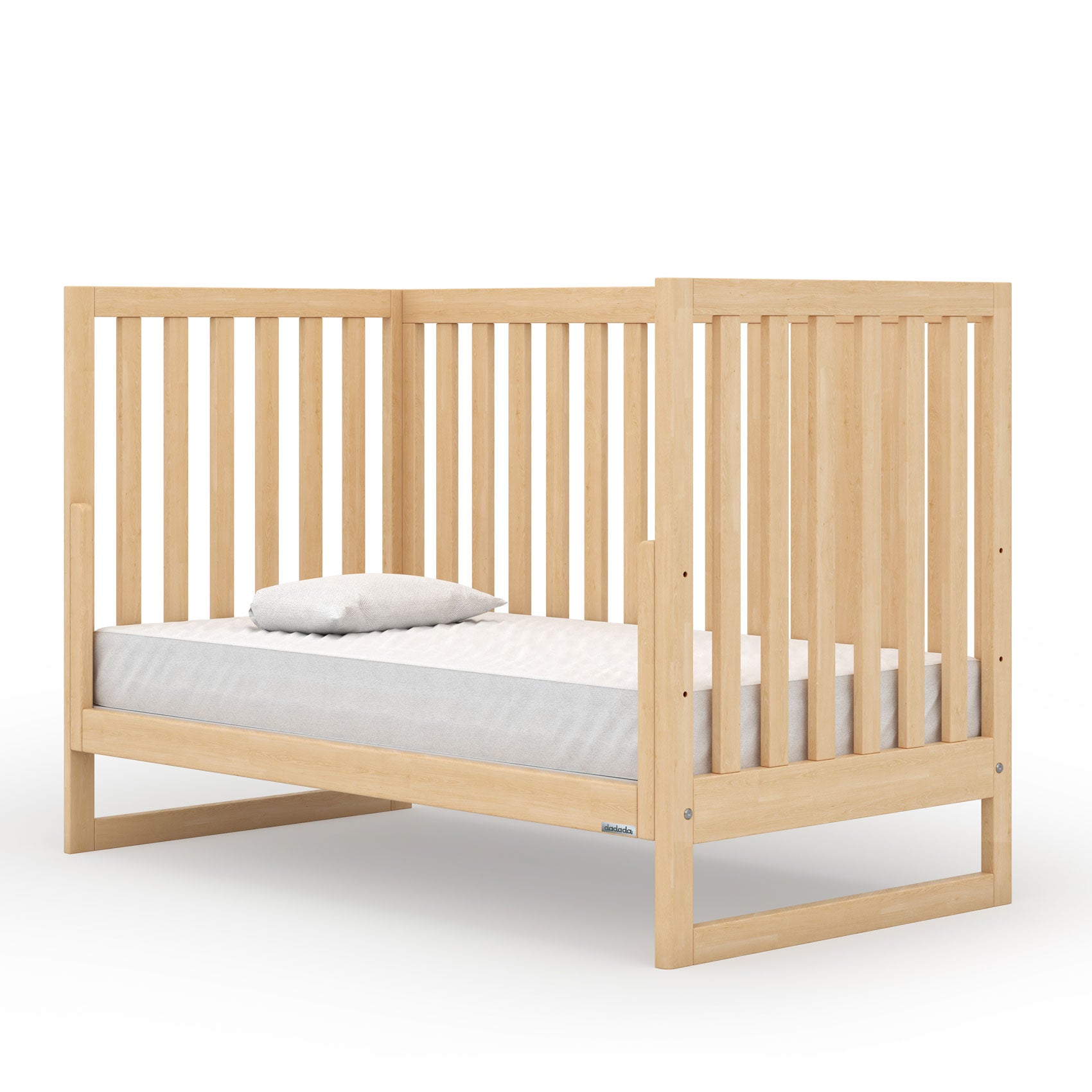 Austin 3-in-1 Convertible Baby Crib - White Wooden Nursery Furniture for Newborn to Toddler | Perfect for Modern Nursery, Bedroom & Daycare Use