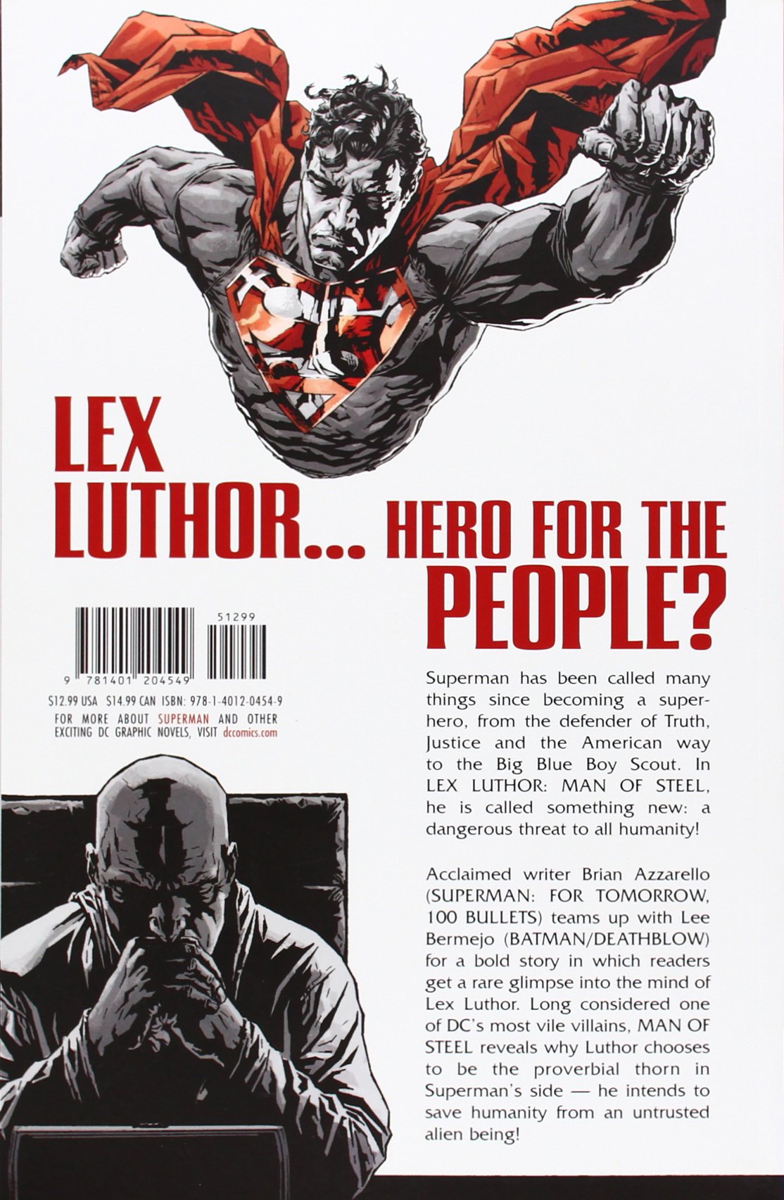 Lex Luthor: Man of Steel - DC Comics Supervillain Action Figure - Perfect for Collectors, Display & DC Universe Role-Playing Scenes